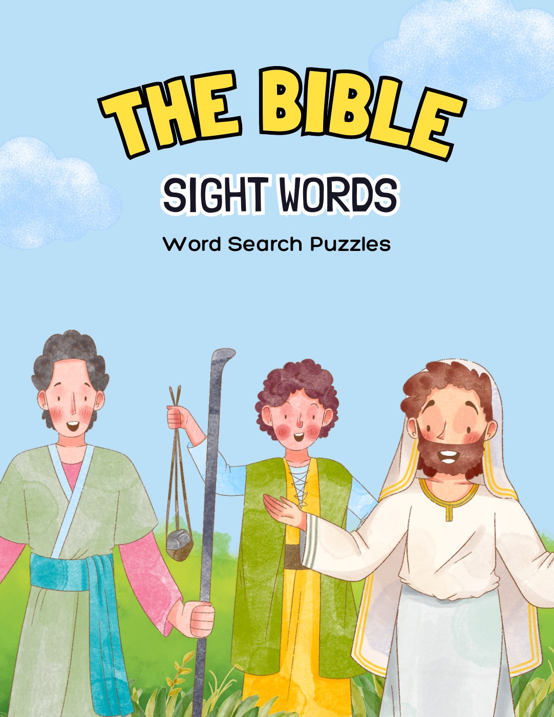 Preview of The Bible Sight Words Word Search Puzzles cover